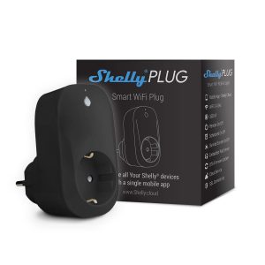 Priza inteligenta Shelly Plug, 16A (3500w), monitorizare consum, control Wi-Fi