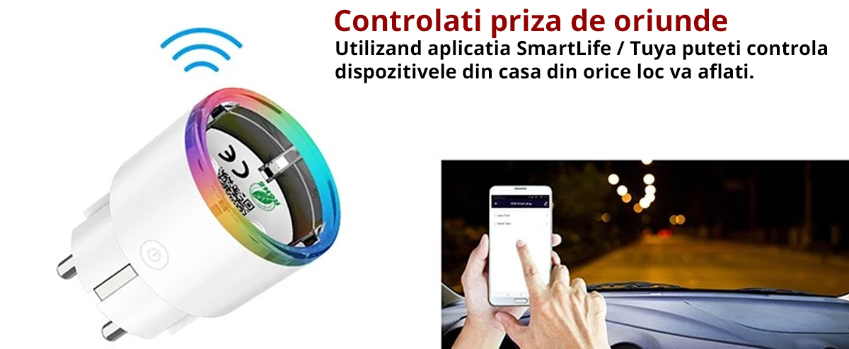 priza inteligenta programabila wifi d5