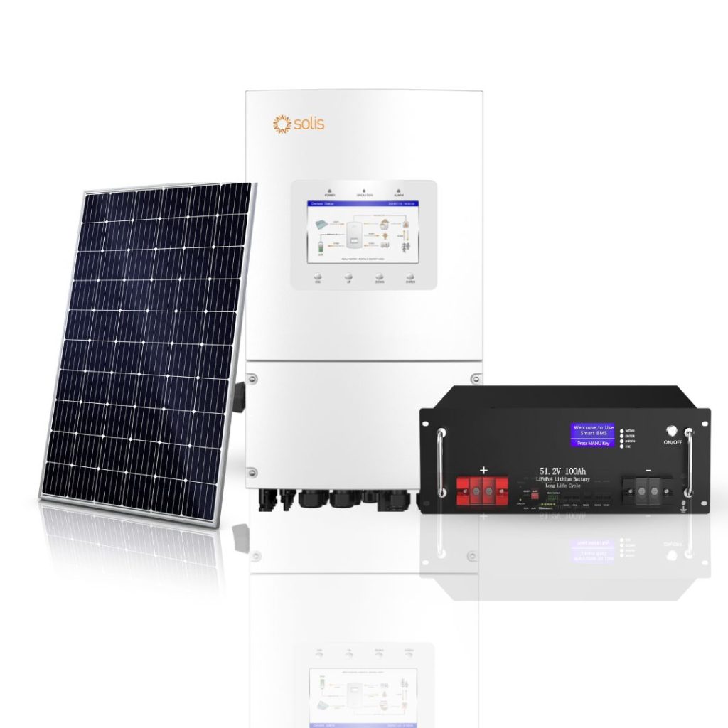 acumulator solar lithium inclus în kit fotovoltaic